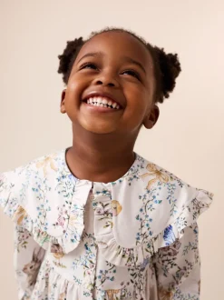 Cream Easter - Collared Dress (3mths-7yrs)