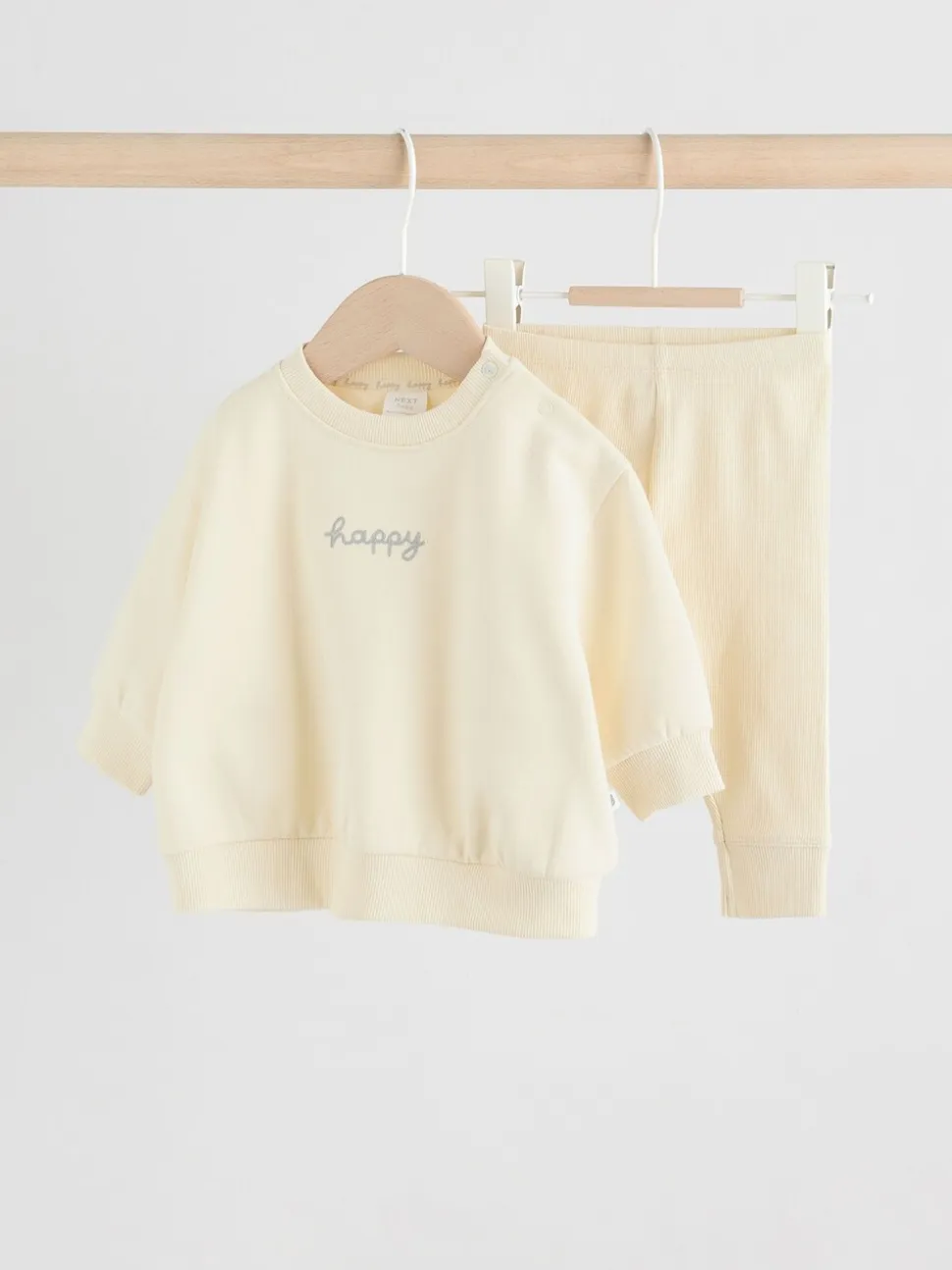 Crème - Baby Sweater en Leggings Set 2 Pieces (0mnd-2jr)