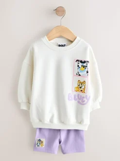 Crème - Bluey Shorts Set (12mths-7yrs)