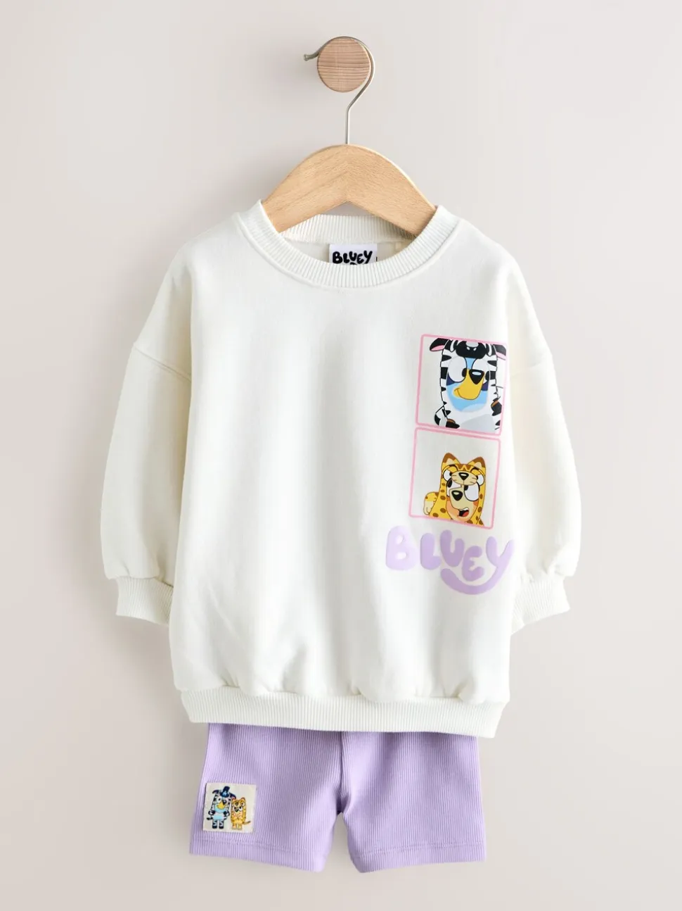 Crème - Bluey Shorts Set (12mths-7yrs)