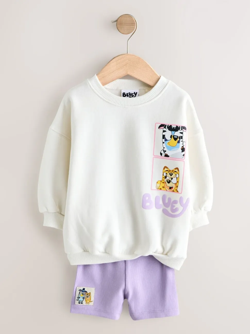 Crème - Bluey Shorts Set (12mths-7yrs)