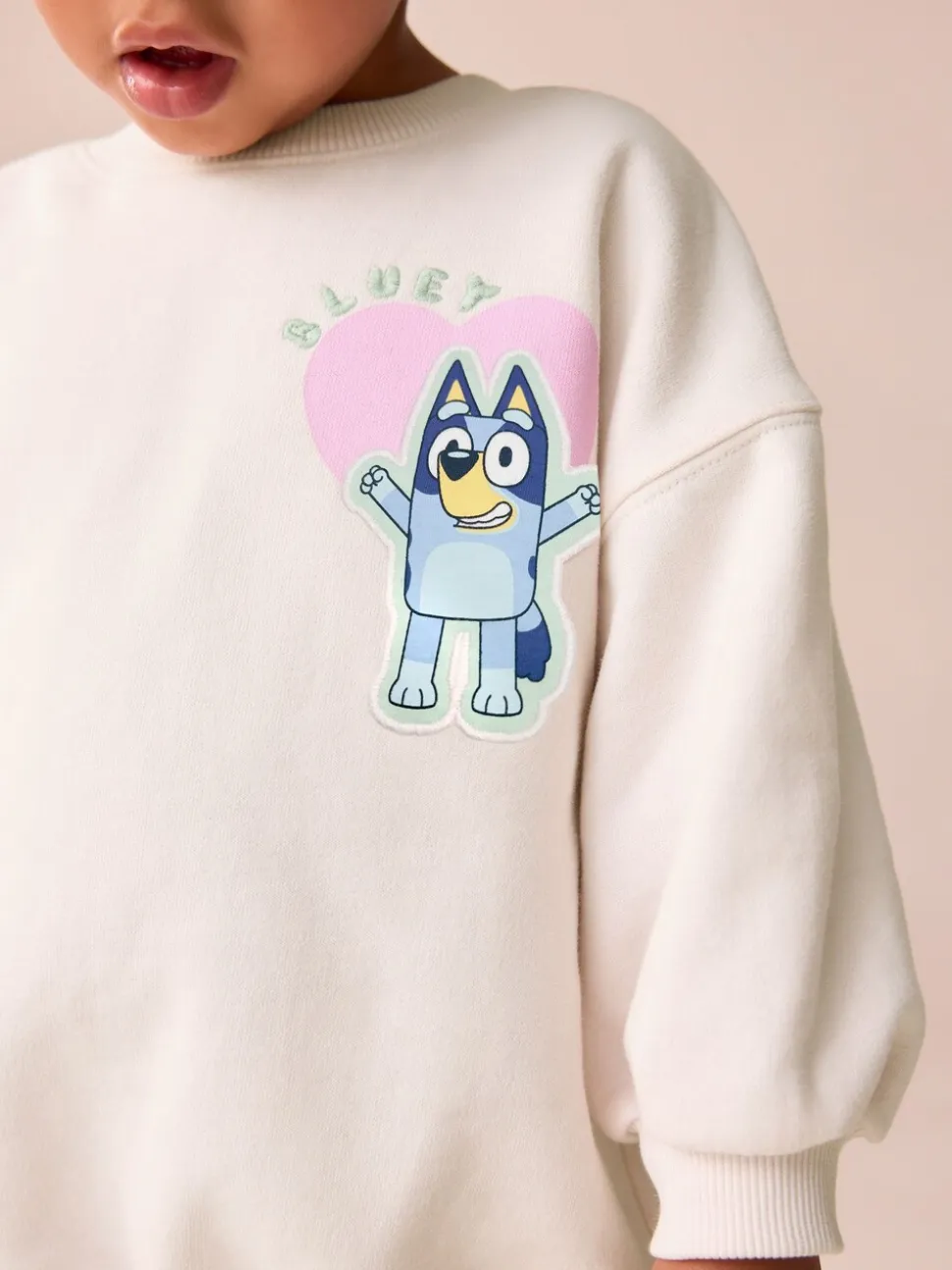Crème - Bluey-set van sweatshirt en legging (12mnd -7jr)