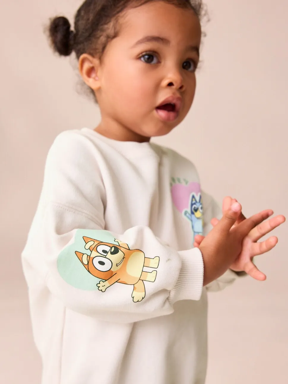 Crème - Bluey-set van sweatshirt en legging (12mnd -7jr)