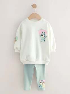 Crème - Bluey-set van sweatshirt en legging (12mnd -7jr)