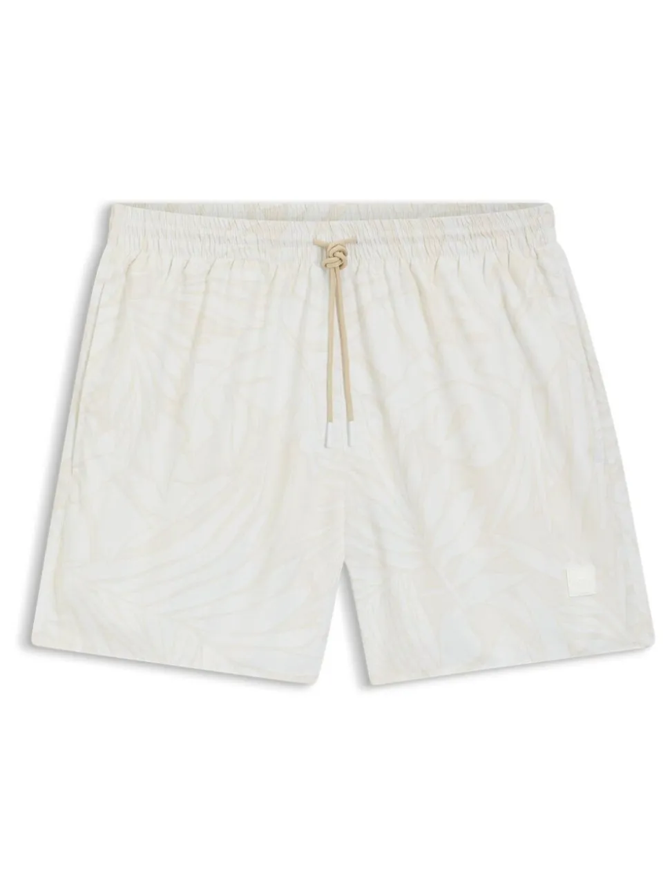 Crème - BOSS Piranha Printed Swim Shorts