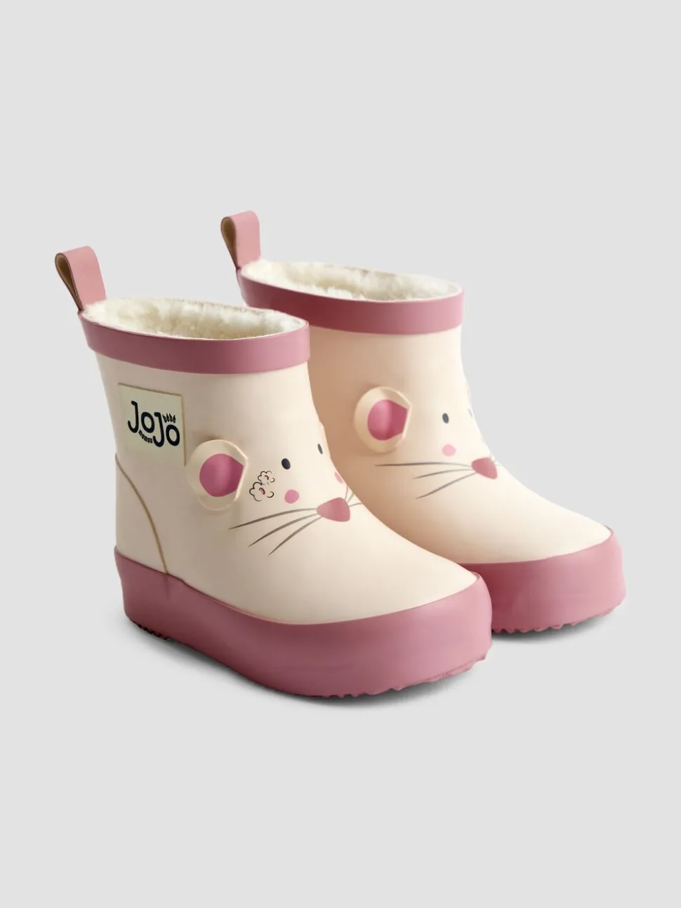 Crème - JoJo Maman Bébé Print Short Wellies