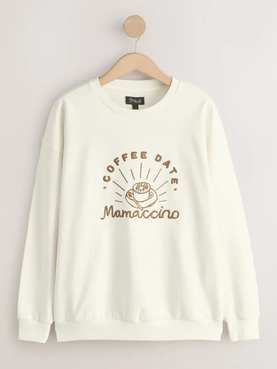 Crème - Maternity Mini Me Sweatshirt Set