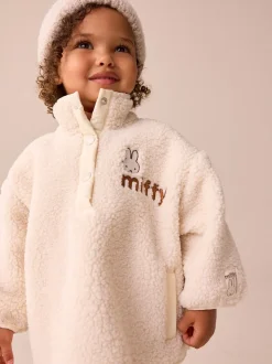 Crème - Miffy Half Popper Fleece (3mnd -7jr)