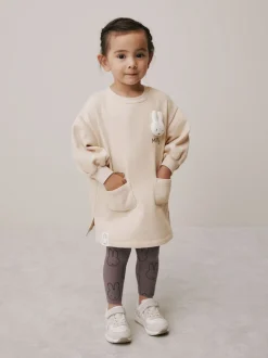 Crème - Miffy Sweat Dress & Leggings Set (3mths-7yrs)