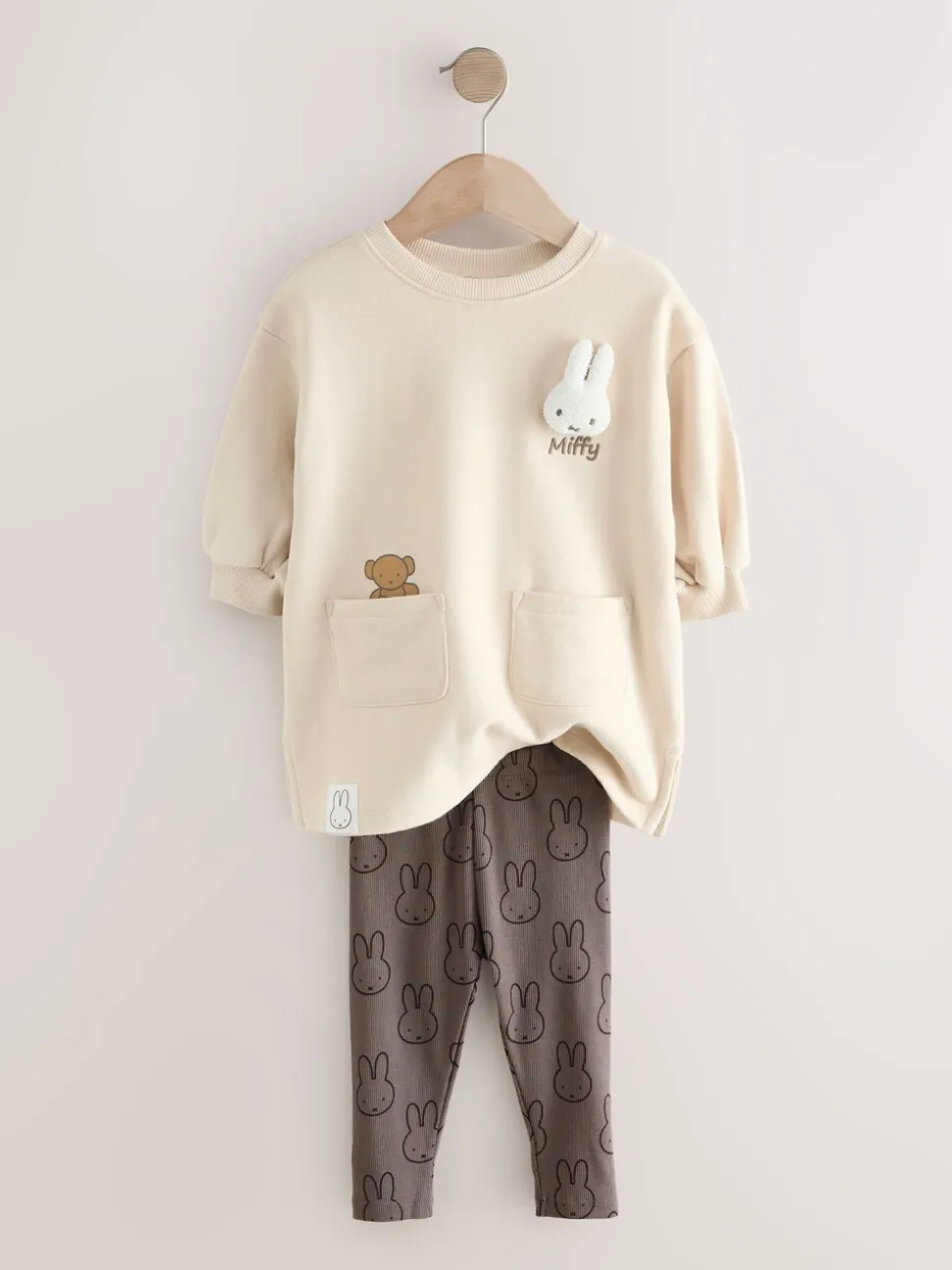 Crème - Miffy Sweat Dress & Leggings Set (3mths-7yrs)