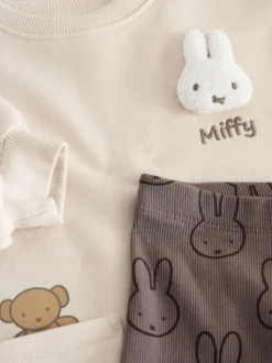 Crème - Miffy Sweat Dress & Leggings Set (3mths-7yrs)