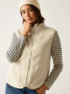 Crème - Regatta Frankie Borg Bodywarmer Fleece