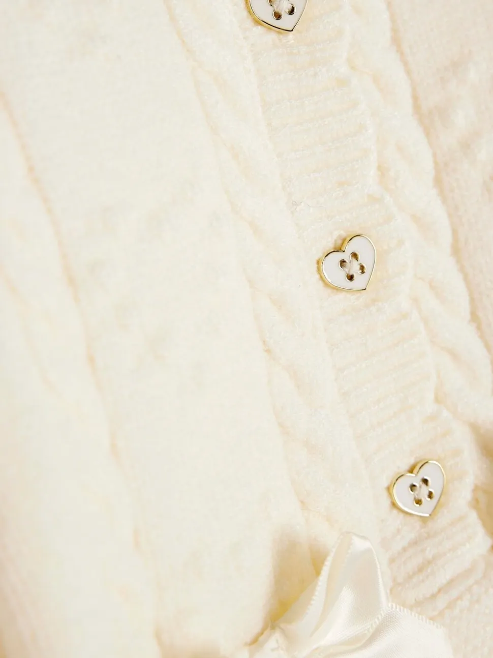 Crème - River Island vest met peplum voor babymeisjes