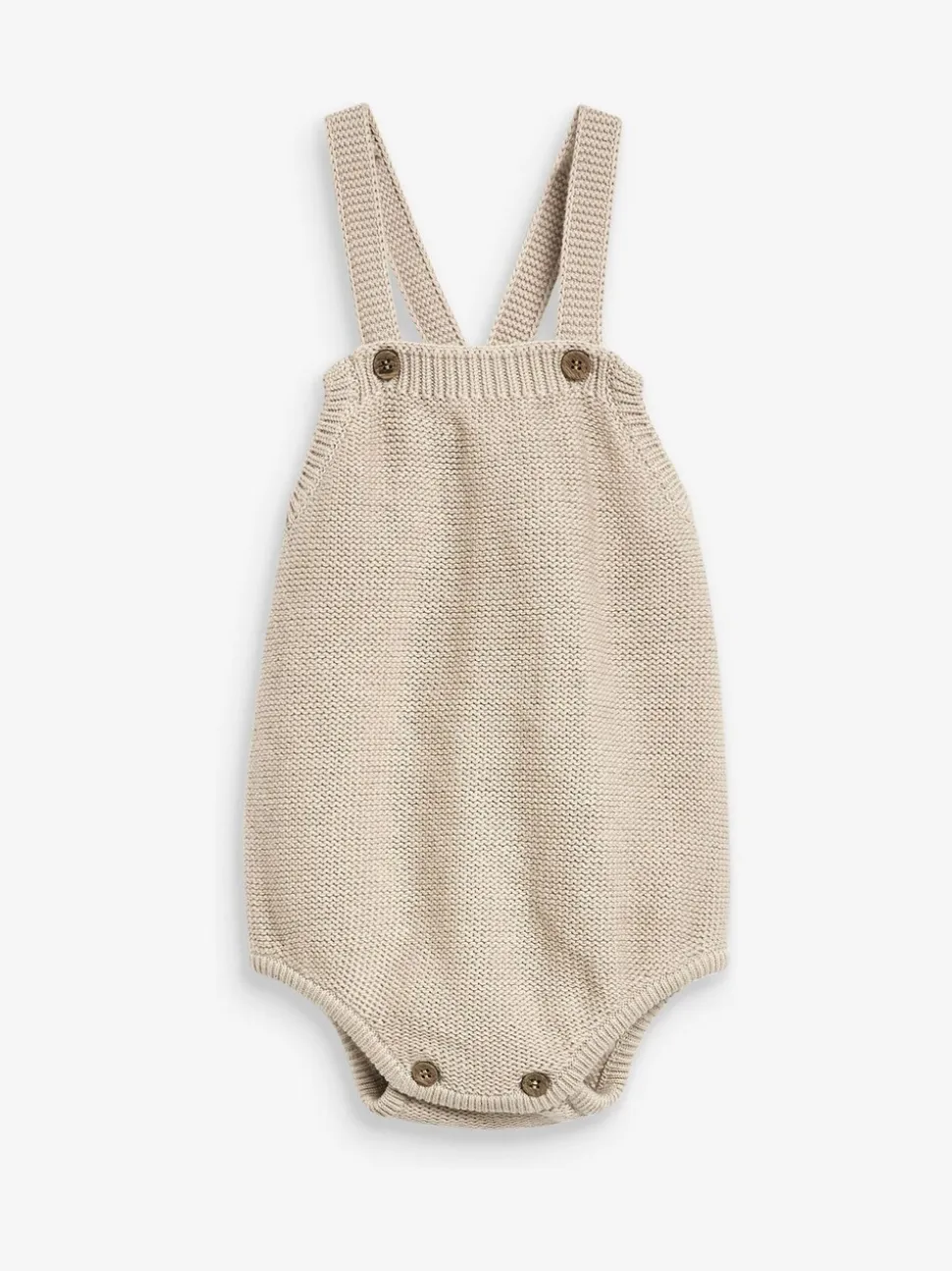 Crème - The Little Tailor stijlvol gebreid babyrompertje van 100% katoen