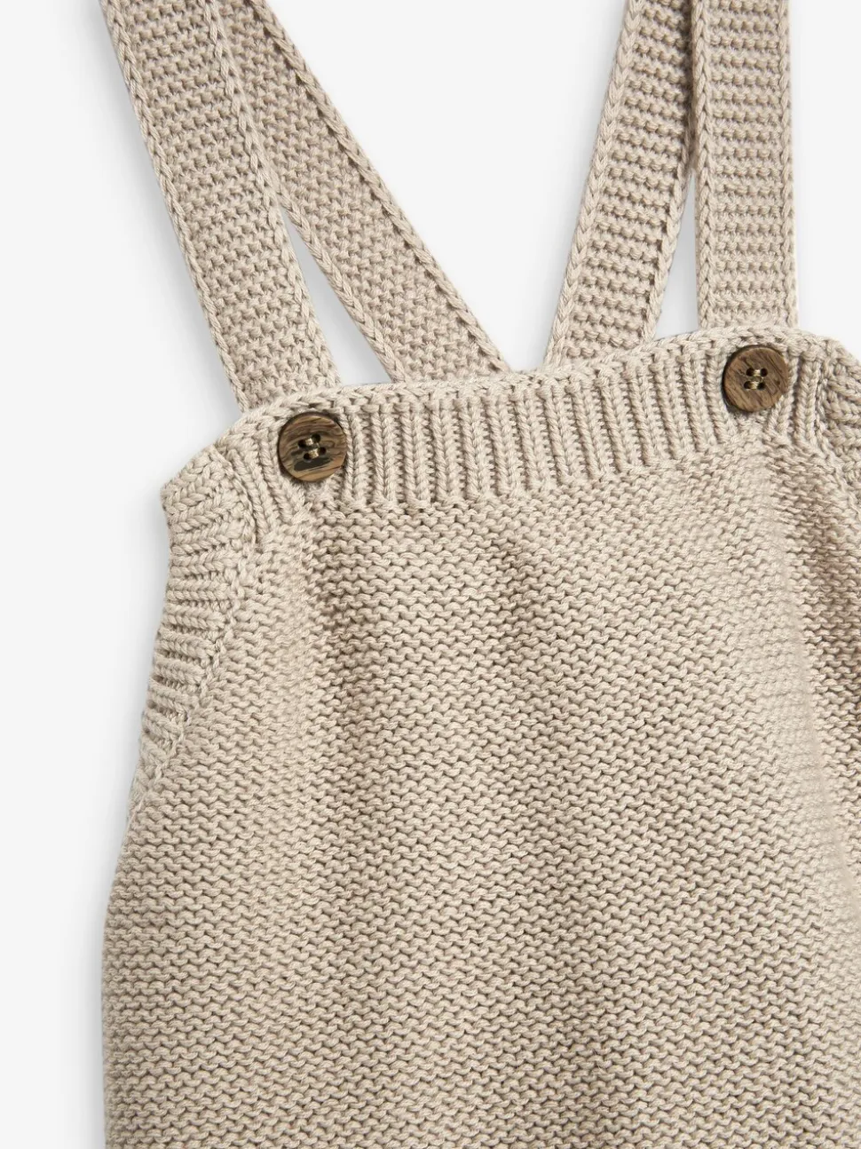 Crème - The Little Tailor stijlvol gebreid babyrompertje van 100% katoen