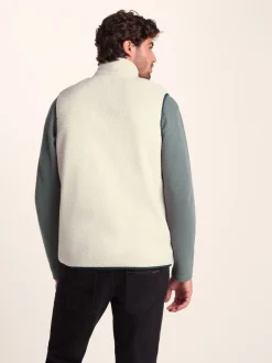 Crème - Tog 24 Evan sherpa bodywarmer voor heren
