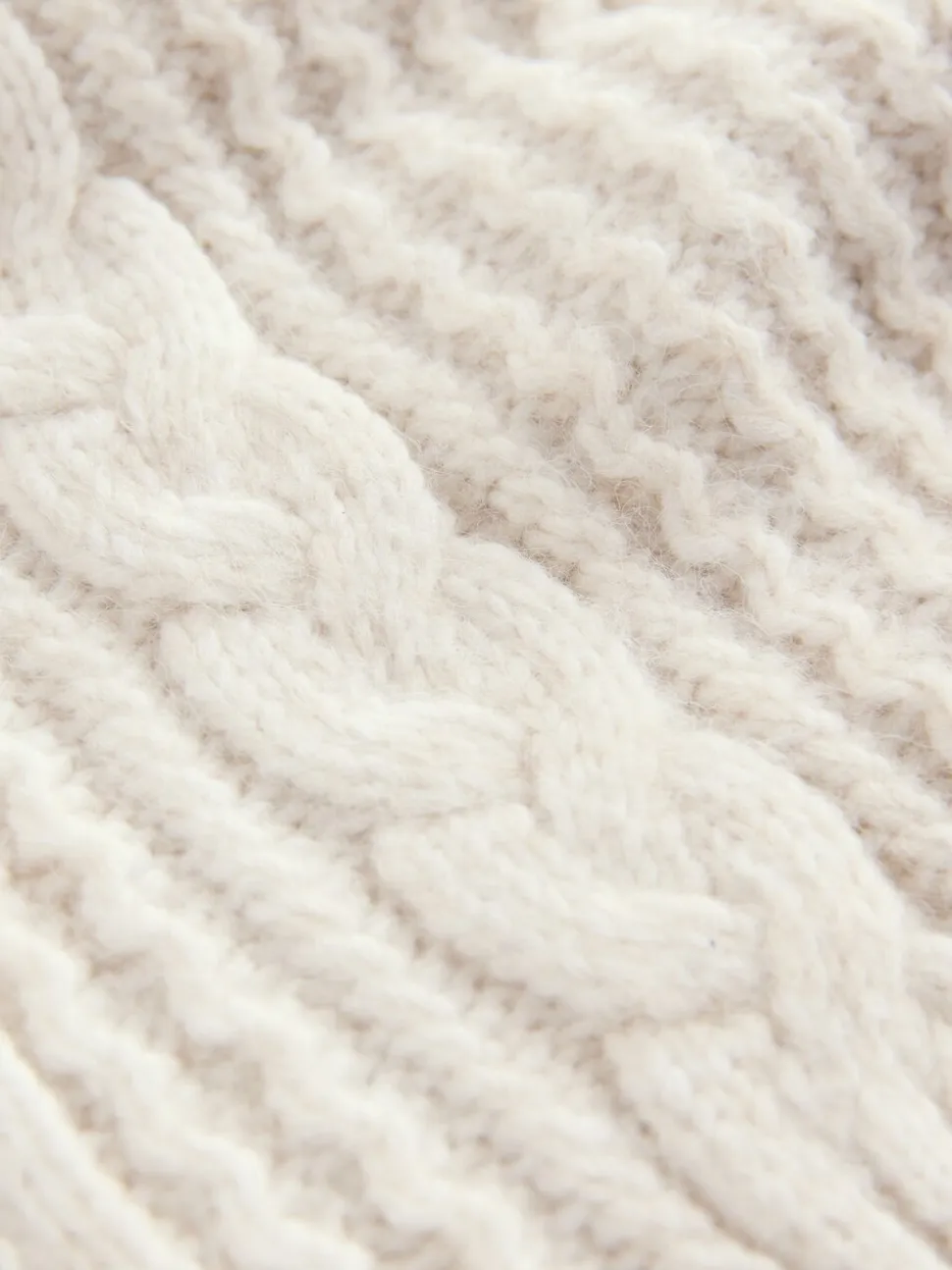 Crème - Vest met figuurtjes (3mnd-7jr)