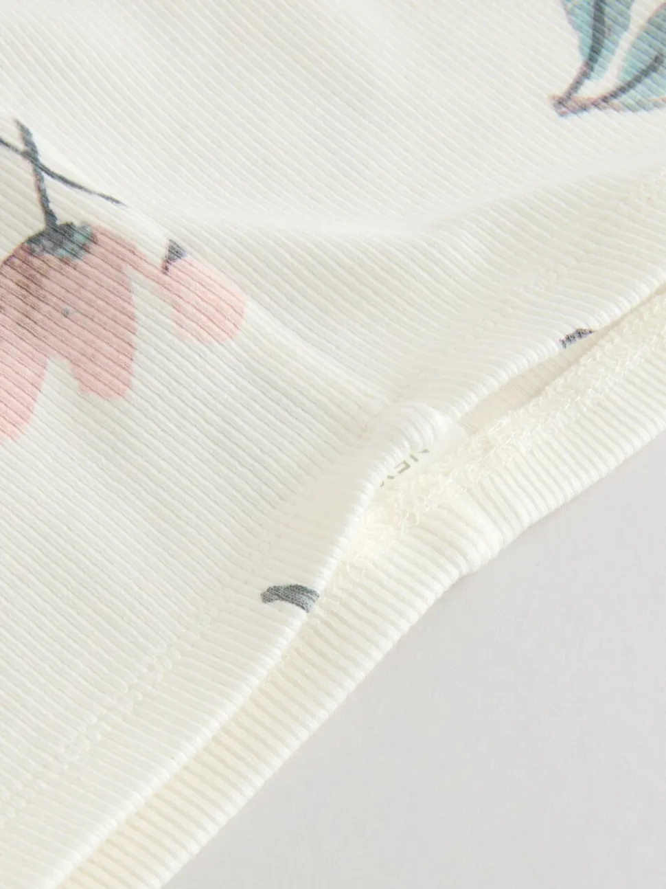 Crème gebloemd - Set van 2 -delige Baby Sweater en Joggingbroeken (0mnd -2jr)