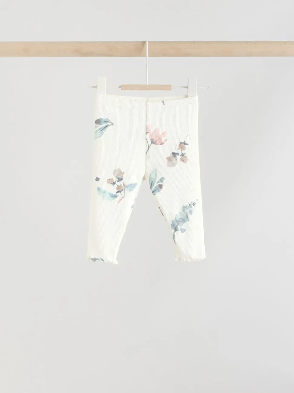 Crème gebloemd - Set van 2 -delige Baby Sweater en Joggingbroeken (0mnd -2jr)