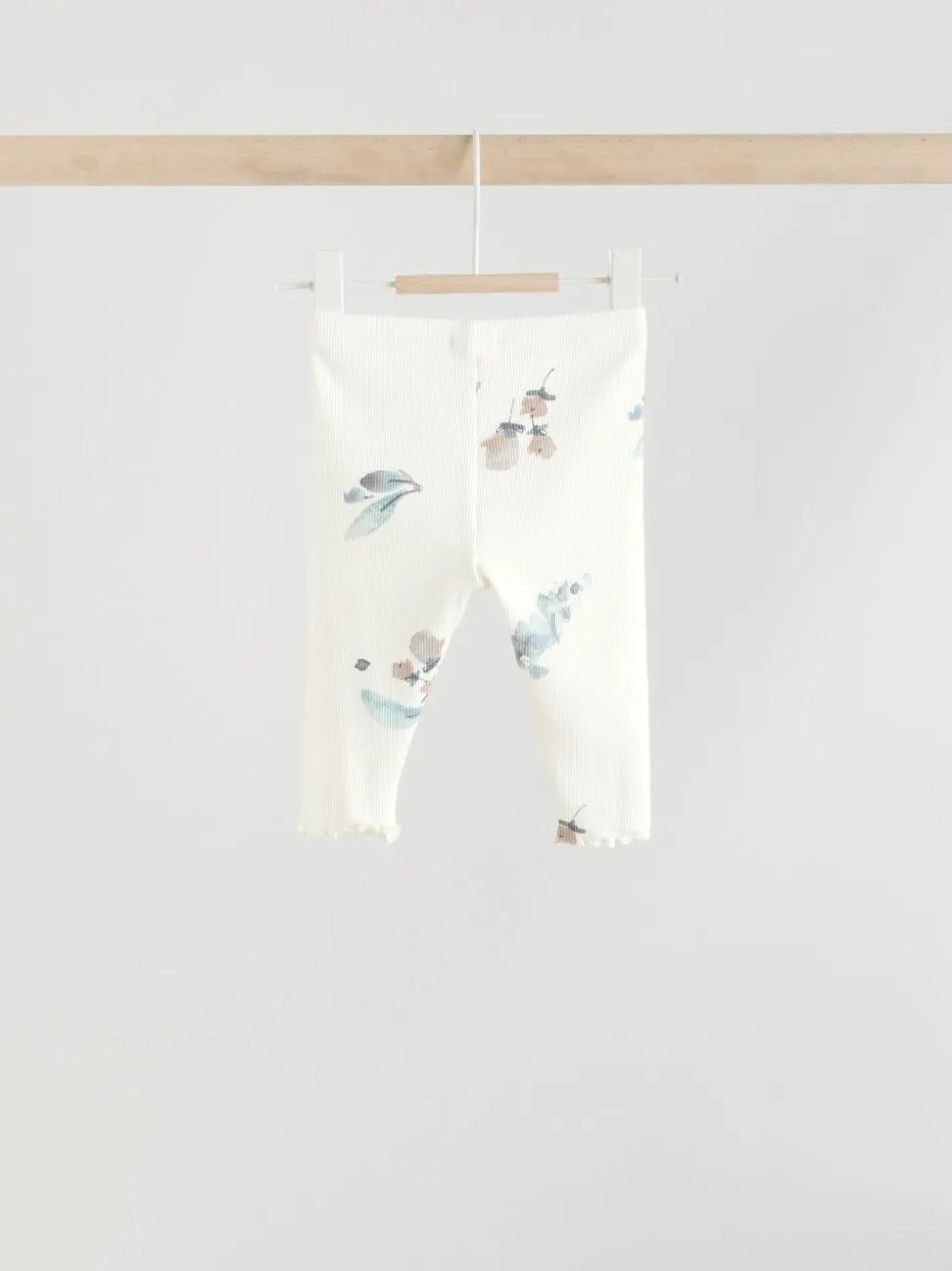 Crème gebloemd - Set van 2 -delige Baby Sweater en Joggingbroeken (0mnd -2jr)