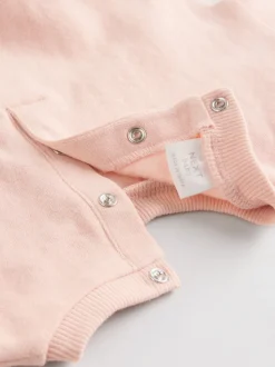 Crèmekleurig/roze - Baby sweatshirt en joggingbroek 6 -delige set (0mnd -2jr)