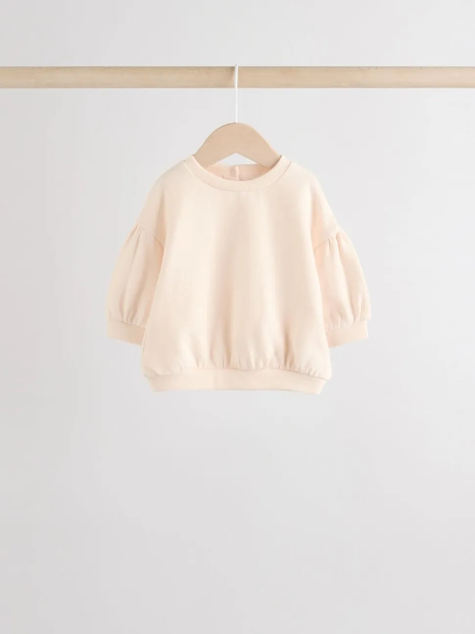 Crèmekleurig/roze - Baby sweatshirt en joggingbroek 6 -delige set (0mnd -2jr)