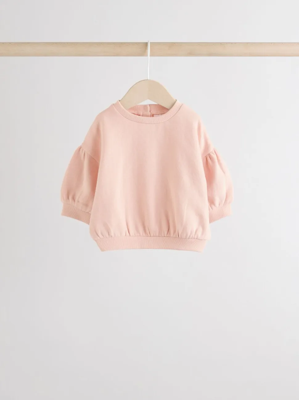 Crèmekleurig/roze - Baby sweatshirt en joggingbroek 6 -delige set (0mnd -2jr)