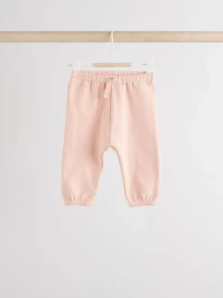 Crèmekleurig/roze - Baby sweatshirt en joggingbroek 6 -delige set (0mnd -2jr)