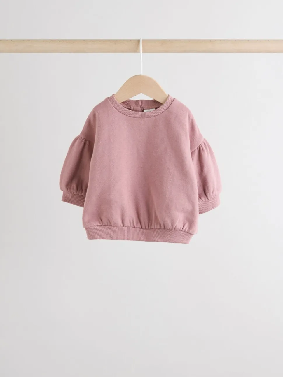 Crèmekleurig/roze - Baby sweatshirt en joggingbroek 6 -delige set (0mnd -2jr)