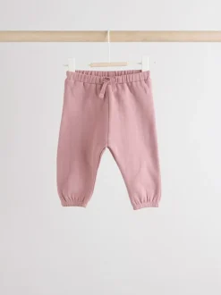 Crèmekleurig/roze - Baby sweatshirt en joggingbroek 6 -delige set (0mnd -2jr)