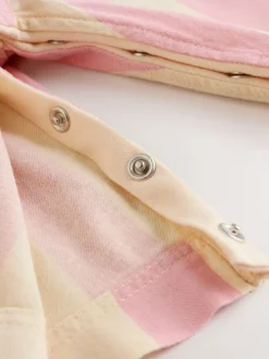 Crème/roze gestreept - Baby Set van bretelbroeken en Bodysuit 2 Pieces (0mnd.-3jr)