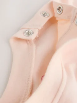 Crème/roze gestreept - Baby Set van bretelbroeken en Bodysuit 2 Pieces (0mnd.-3jr)