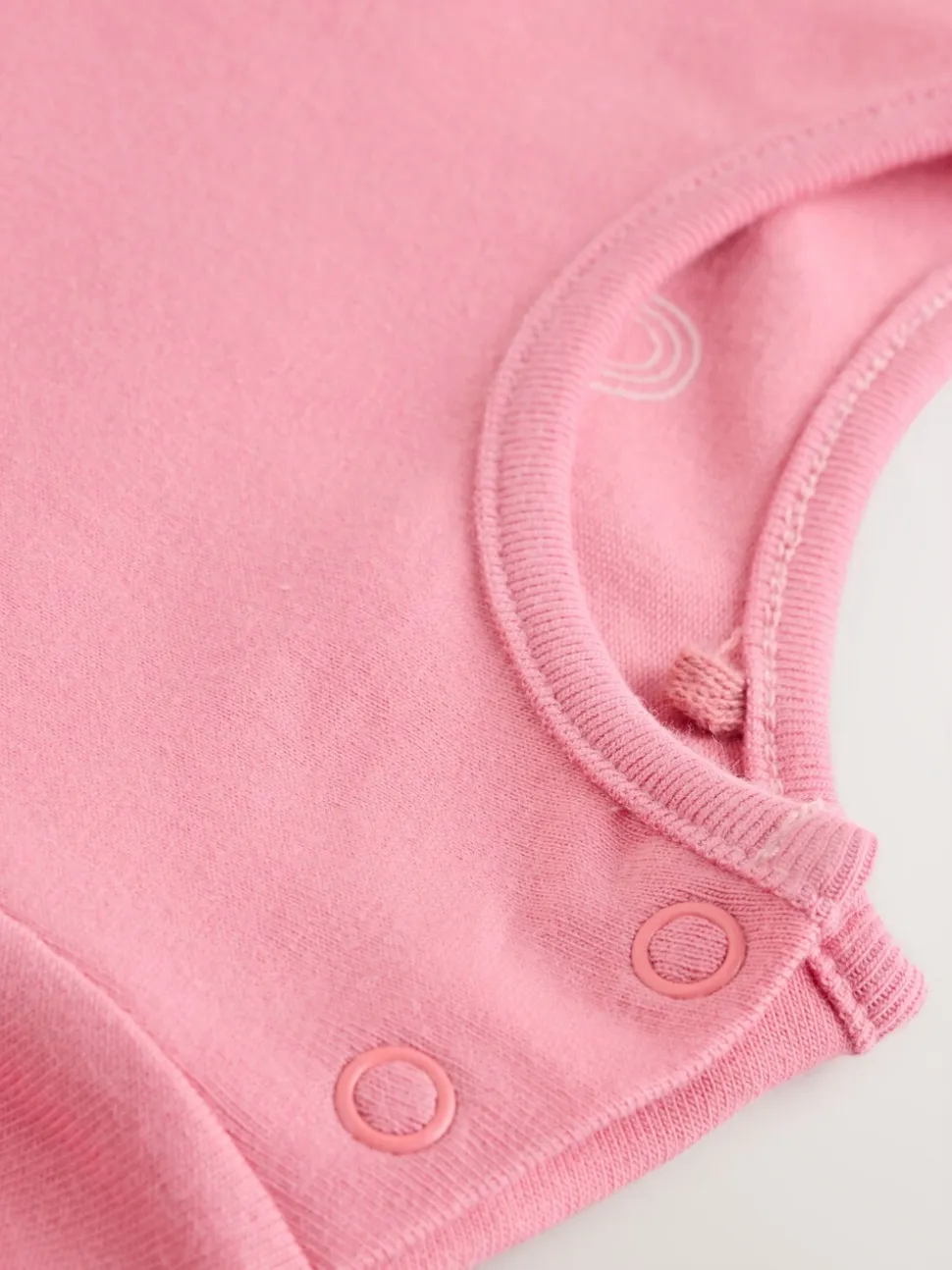 Crème/roze personage - Babyset van tuinbroek en rompertje, tweedelig (0mnd-3jr)