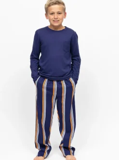 Cyberjammies Jersey Top & Printed Stripe Pyjamas Set