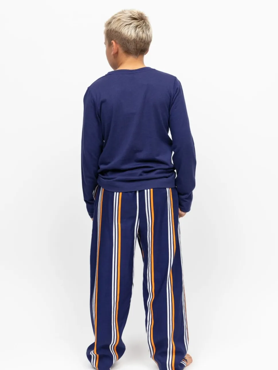 Cyberjammies Jersey Top & Printed Stripe Pyjamas Set
