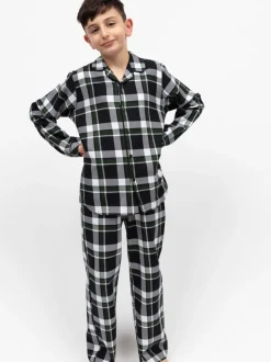 Cyberjammies Minijammies geruite pyjamaset met lange mouwen van 100% katoen
