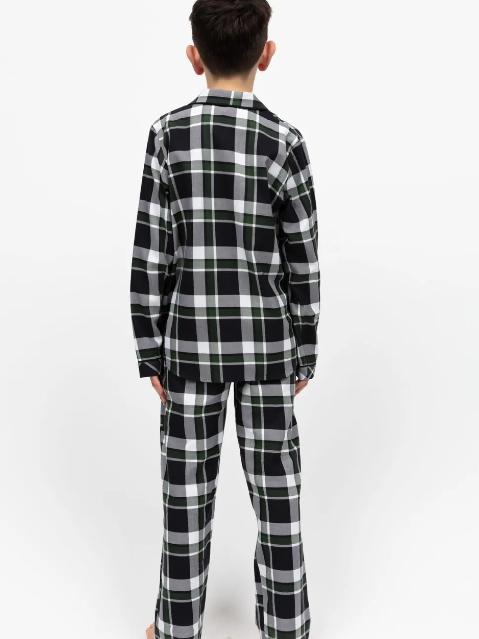 Cyberjammies Minijammies geruite pyjamaset met lange mouwen van 100% katoen