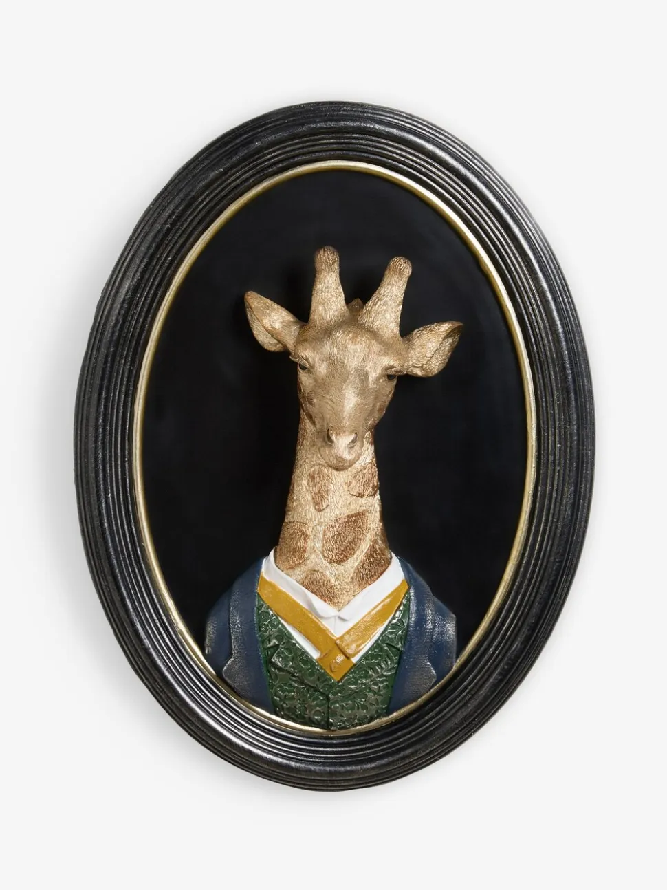 3D Dressed Giraffe Ornate Wall Plaque