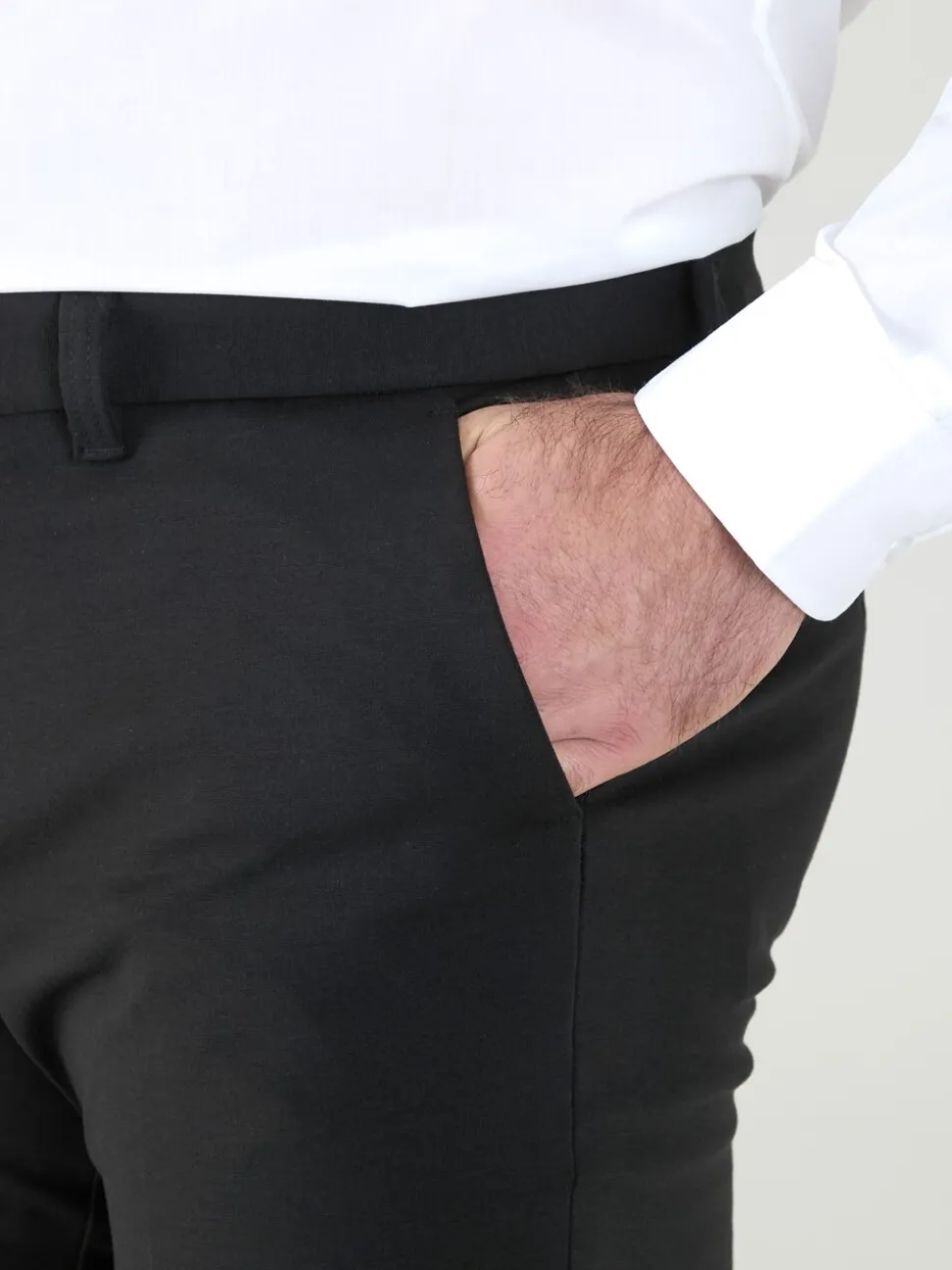 D555 YARMOUTH Bi-Stretch Trousers With Flexible Waistband