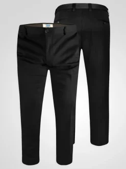 D555 YARMOUTH Bi-Stretch Trousers With Flexible Waistband