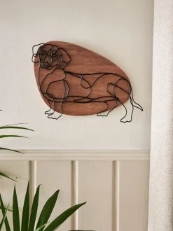 Dachshund Wire Wall Plaque