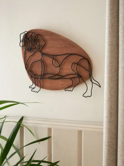 Dachshund Wire Wall Plaque