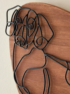 Dachshund Wire Wall Plaque