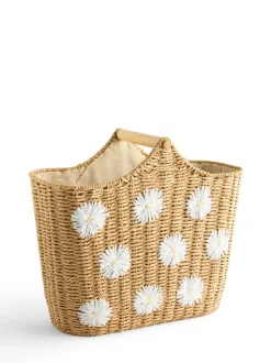 Daisy - Geweven toiletrolhouder en -opbergset