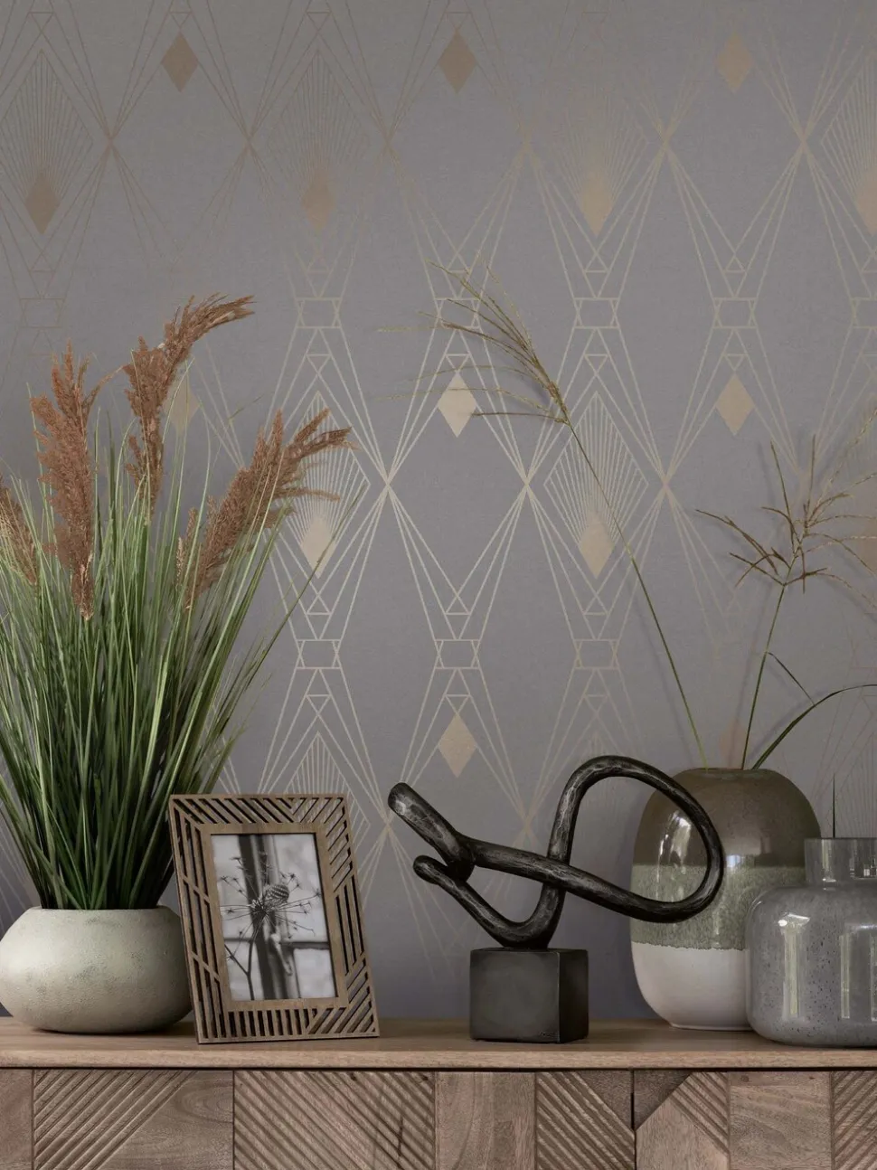 Deco Geometric 10M Wallpaper