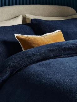 Dekbedovertrek- en kussensloopset van teddy fleece