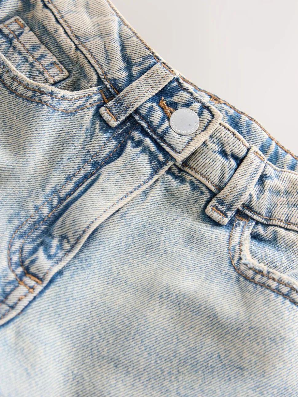 Denim - Fray Seam Jeans met wijde pijpen (3-16jr)