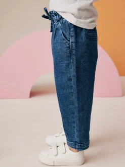 Denim - Jeans met gestrikte taille (3 mnd-7 jr)
