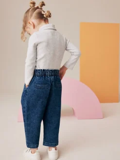 Denim - Jeans met gestrikte taille (3 mnd-7 jr)