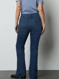 Denim donkerblauw - Mid Rise Authentic Bootcut Jeans
